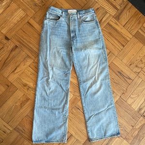 Aritzia denim forum - the Farrah high-rise wide jean